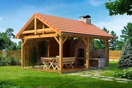 Беседки, перголы, мангальные зоны