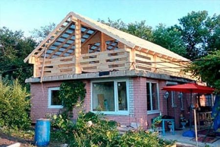 Строительство и достройка мансарды